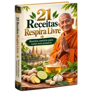 Capa do bônus 21 Receitas Respira Livre